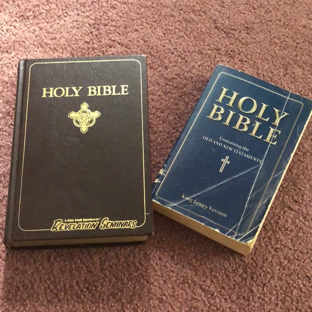 Lot of Two Bibles